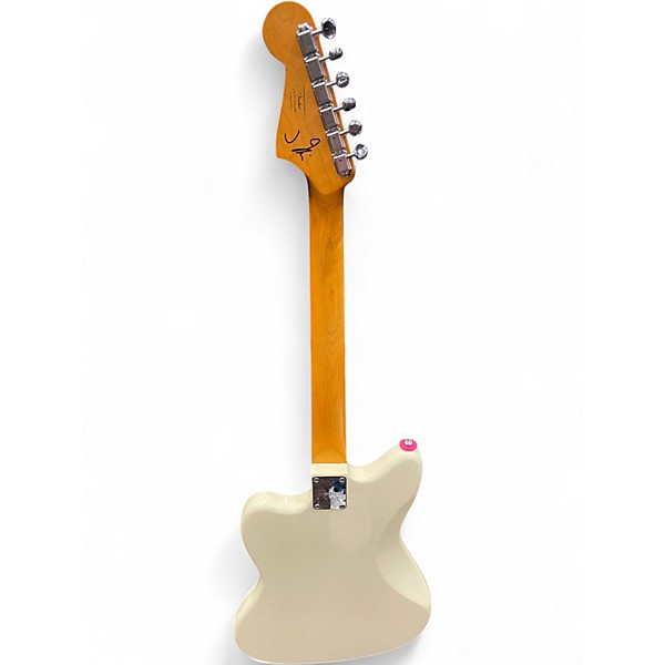 Used Squier J Mascis Jazzmaster Vintage White Solid Body Electric Guitar