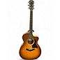 Used Taylor 114CE 2 Color Sunburst Acoustic Electric Guitar