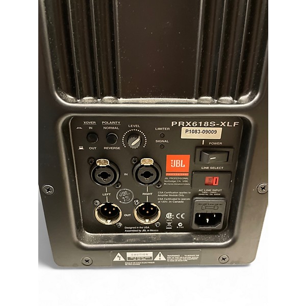 Used JBL PRX618S-XLF Powered Subwoofer