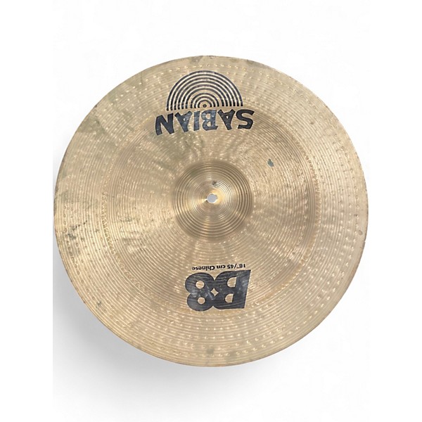 Used SABIAN 18in B8 Chinese Cymbal