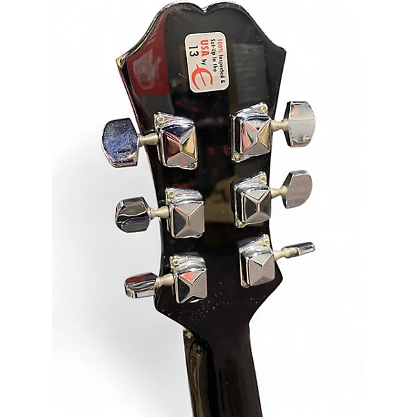 Used 2002 Epiphone PR100EB Black Acoustic Guitar