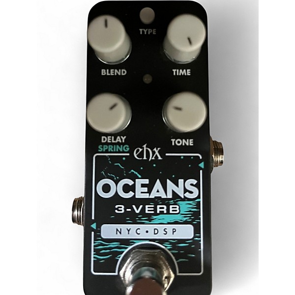 Used Electro-Harmonix oceans 3 verb Effect Pedal