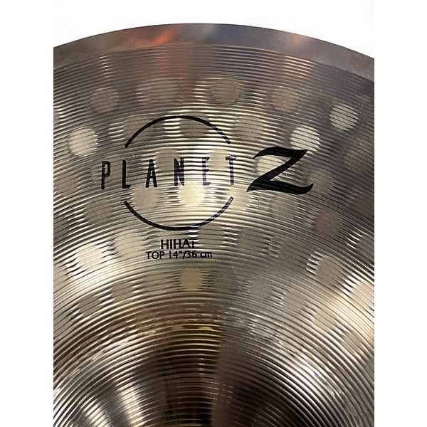 Used Zildjian 14in Planet Z Hi Hat Pair Cymbal