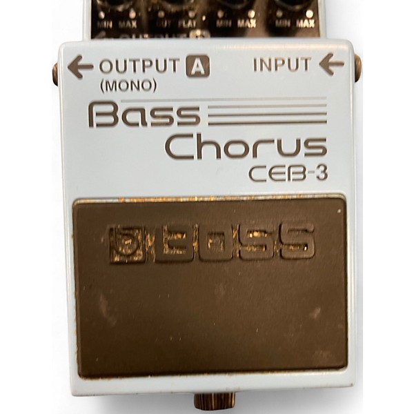 Used BOSS CEB3 Bass Chorus Bass Effect Pedal