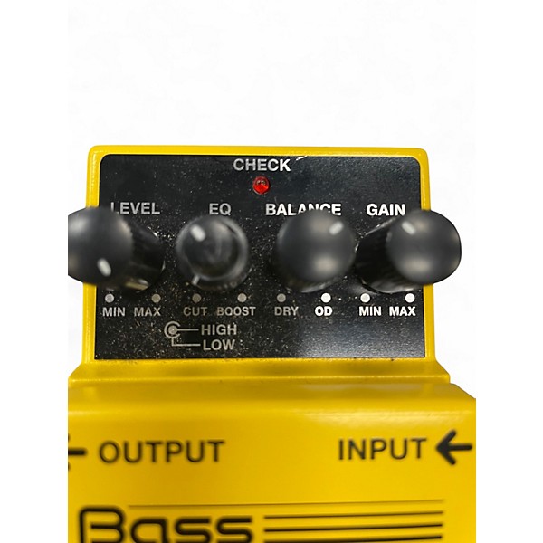 Used BOSS ODB3 Bass Overdrive Bass Effect Pedal