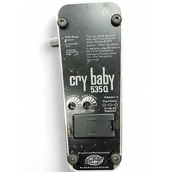 Used Dunlop 1990S 535Q MULTI-WAH Effect Pedal