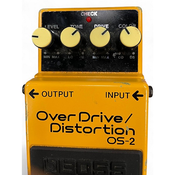 Used BOSS OS2 Overdrive Distortion Effect Pedal