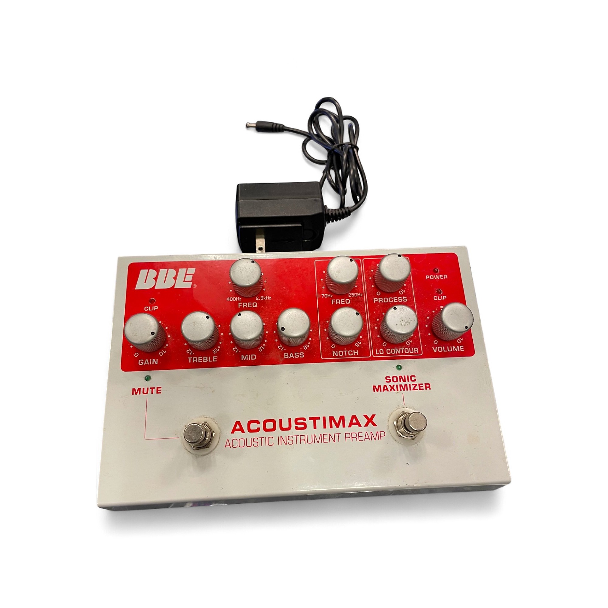 Used BBE Acoustimax Sonic Maximizer/Preamp Pedal Guitar Preamp