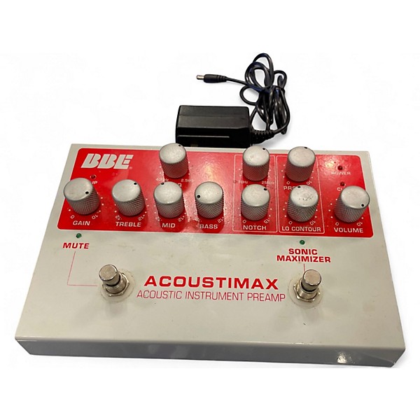 Used BBE Acoustimax Sonic Maximizer/Preamp Pedal Guitar Preamp