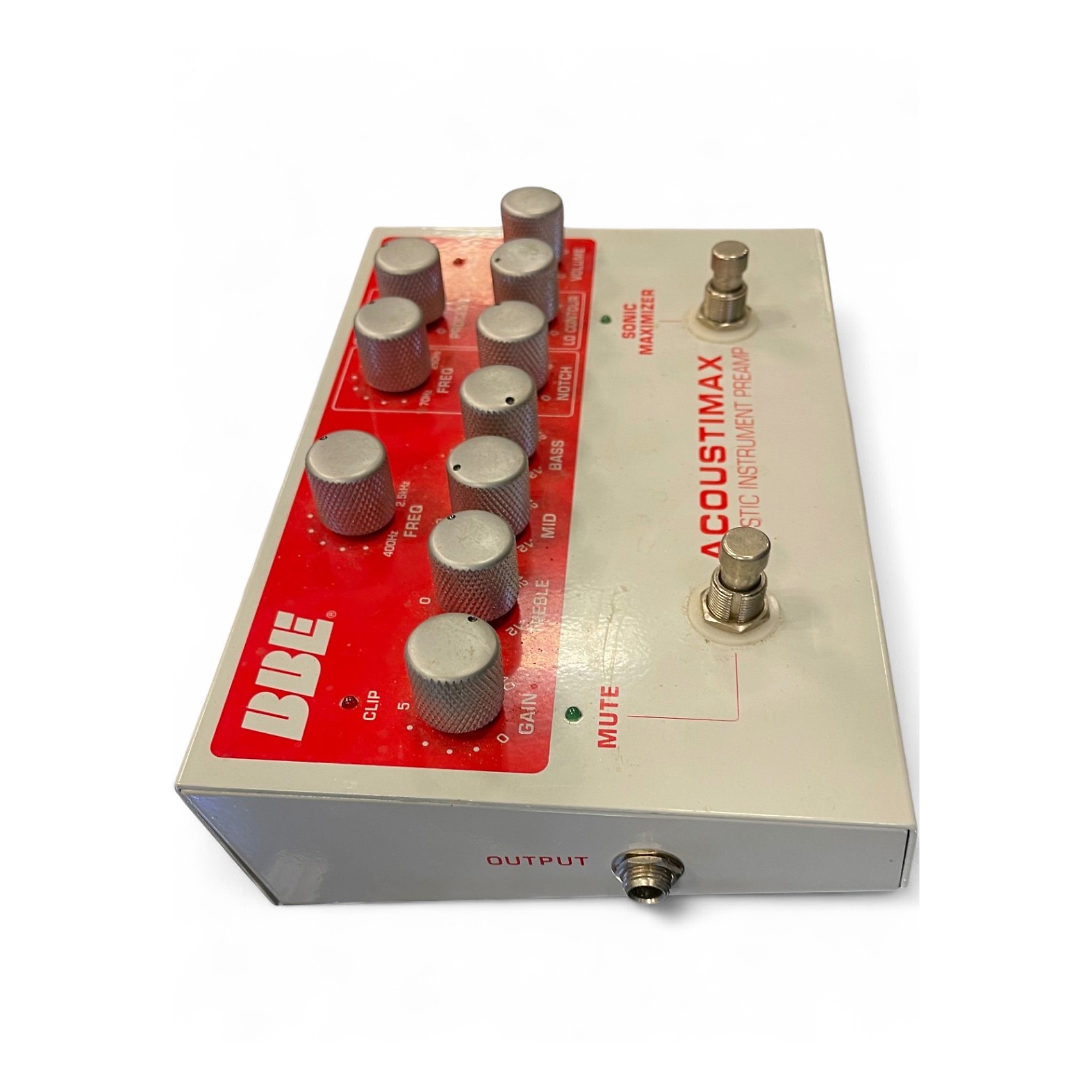 Used BBE Acoustimax Sonic Maximizer/Preamp Pedal Guitar Preamp