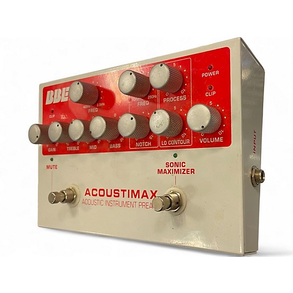 Used BBE Acoustimax Sonic Maximizer/Preamp Pedal Guitar Preamp
