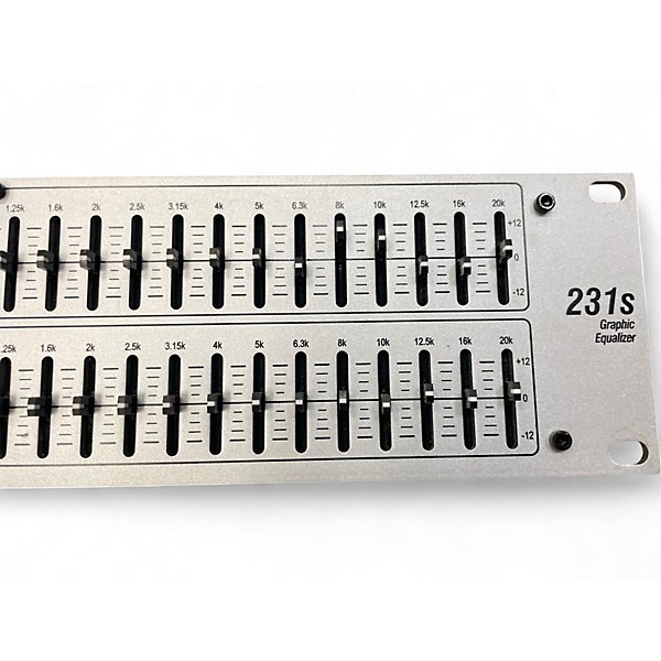 Used dbx 231s Dual Channel 31-Band Graphic Equalizer