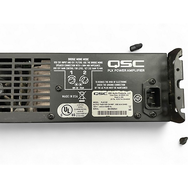 Used QSC PLX3102 Power Amp