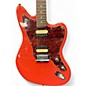 Used Squier Vintage Modified Jaguar Fiesta Red Solid Body Electric Guitar