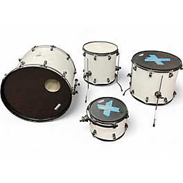 Used ddrum 4 Piece JOURNEYMAN WHITE Drum Kit