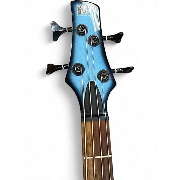Used Ibanez SR250 Blue Burst Electric Bass Guitar