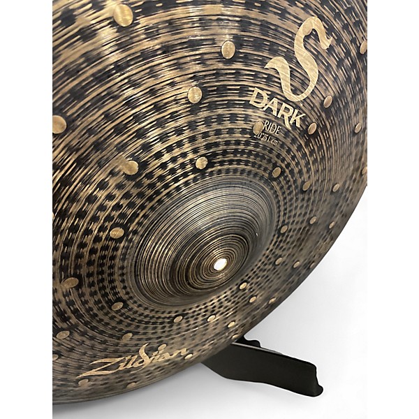 Used Zildjan 20in S DARK RIDE Cymbal