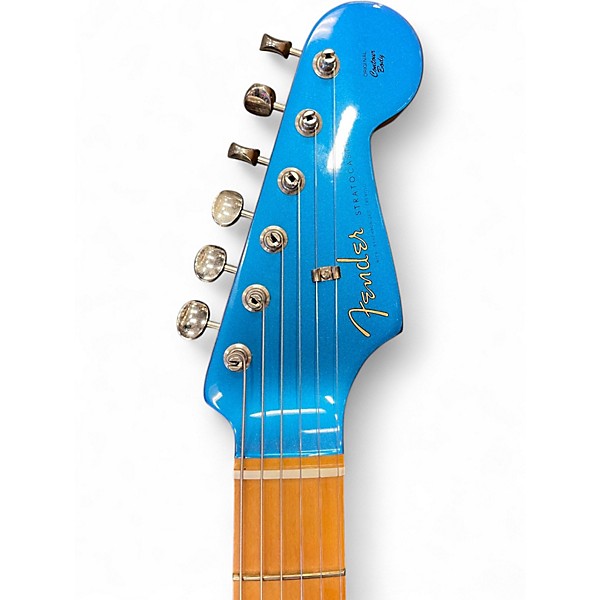 Used Fender LIMITED EDITION H.E.R. BLUE MARLIN Solid Body Electric Guitar
