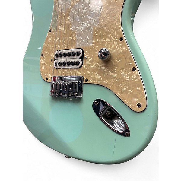 Used 2001 Fender Tom Delonge Signature Stratocaster Seafoam Green Solid Body Electric Guitar