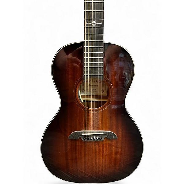 Used Alvarez AMP660ESHB Mahogany Acoustic Electric Guitar