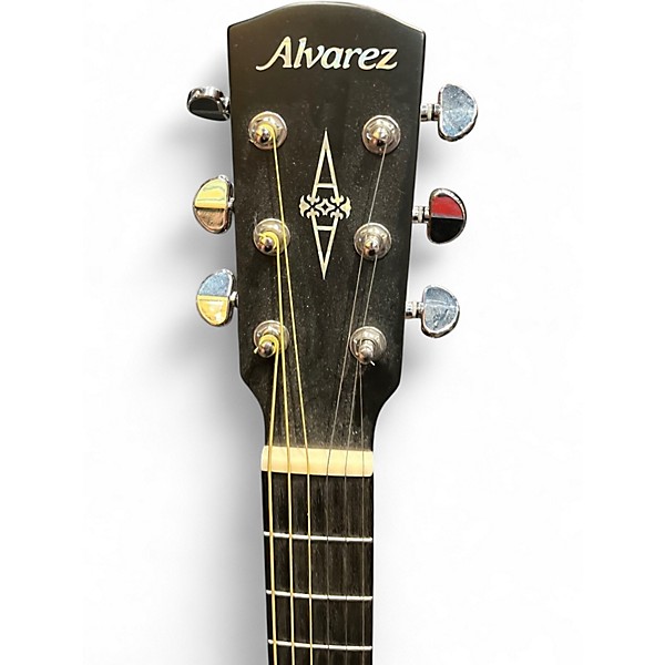 Used Alvarez AMP660ESHB Mahogany Acoustic Electric Guitar