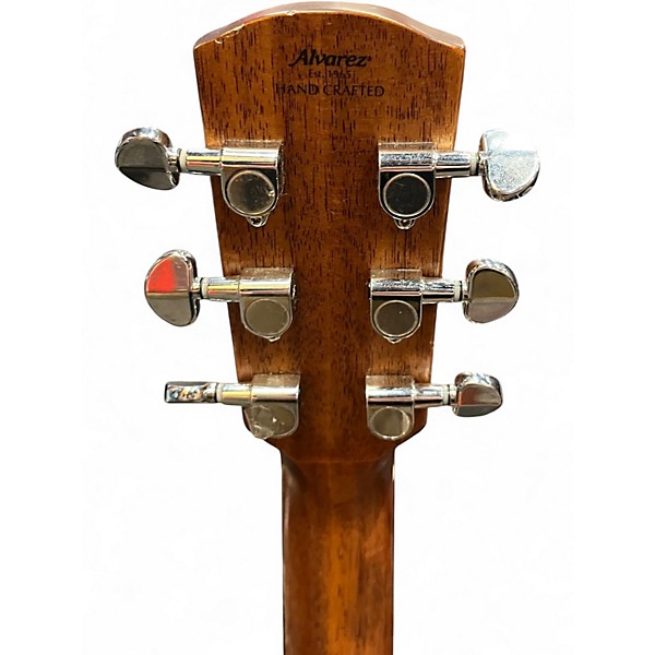 Used Alvarez AMP660ESHB Mahogany Acoustic Electric Guitar