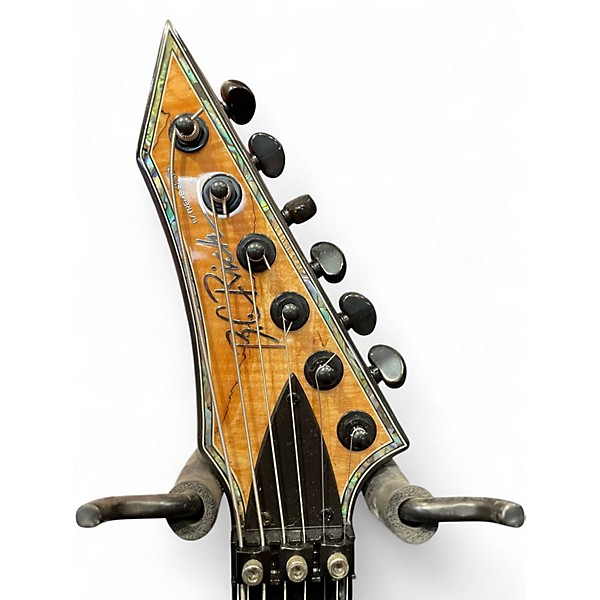 Used B.C. Rich JR-V Extreme FR Exotic FR Natural Solid Body Electric Guitar
