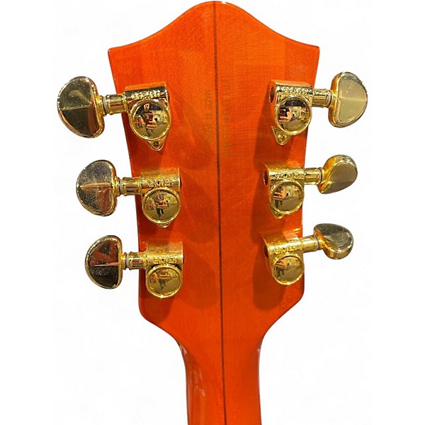 Used 2010 Gretsch Guitars G6120T-59 Vintage Select Edition '59 Chet Atkins Hollowbody  Vintage Orange Stain Hollow Body El...