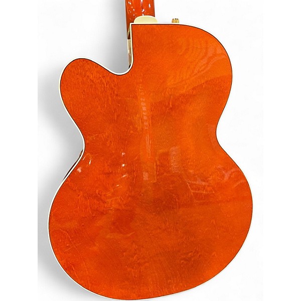 Used 2010 Gretsch Guitars G6120T-59 Vintage Select Edition '59 Chet Atkins Hollowbody  Vintage Orange Stain Hollow Body El...