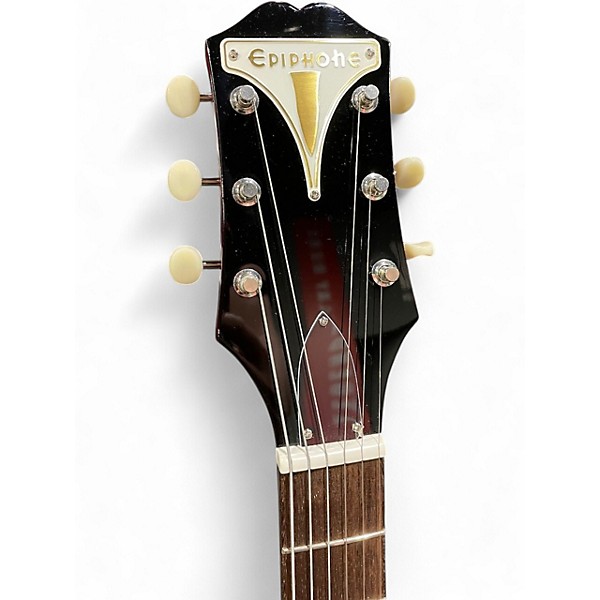 Used 2020 Epiphone Coronet Cherry Solid Body Electric Guitar