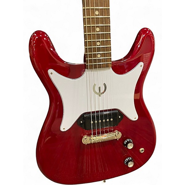 Used 2020 Epiphone Coronet Cherry Solid Body Electric Guitar