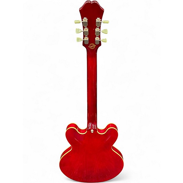 Used Epiphone DOT ES335 PRO CH Wine Red Hollow Body Electric Guitar