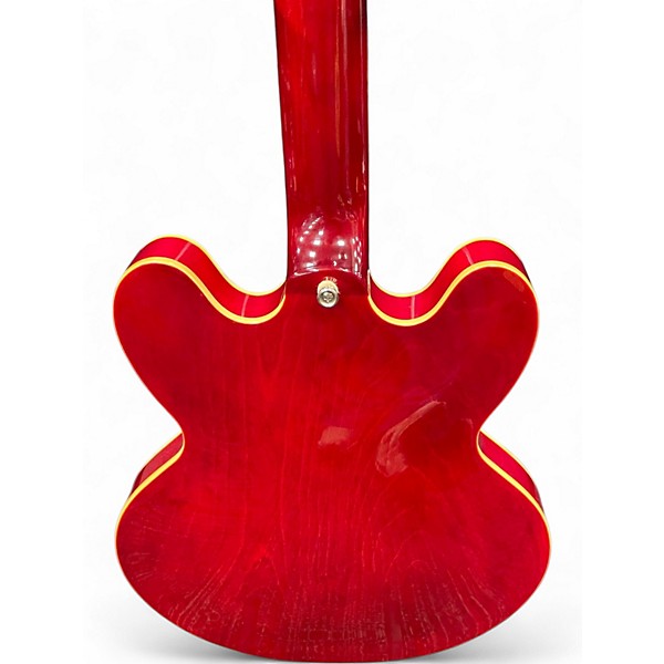 Used Epiphone DOT ES335 PRO CH Wine Red Hollow Body Electric Guitar