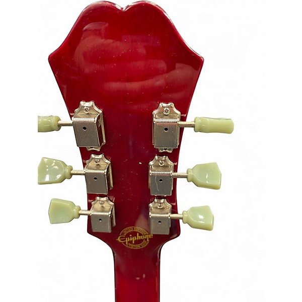 Used Epiphone DOT ES335 PRO CH Wine Red Hollow Body Electric Guitar