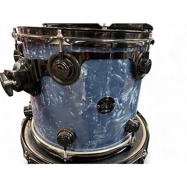 Used DW 4 Piece Collector's Series Blue Drum Kit