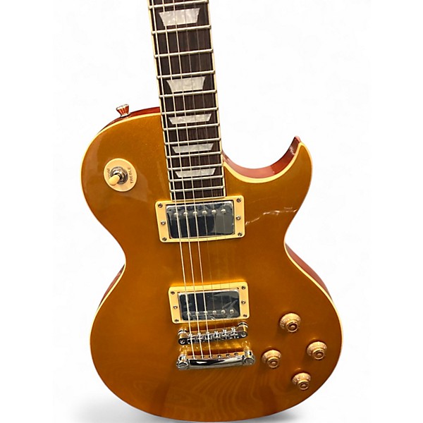 Used Austin Super 6 Gold Top Solid Body Electric Guitar