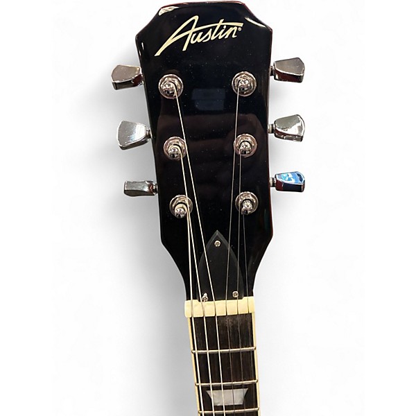 Used Austin Super 6 Gold Top Solid Body Electric Guitar