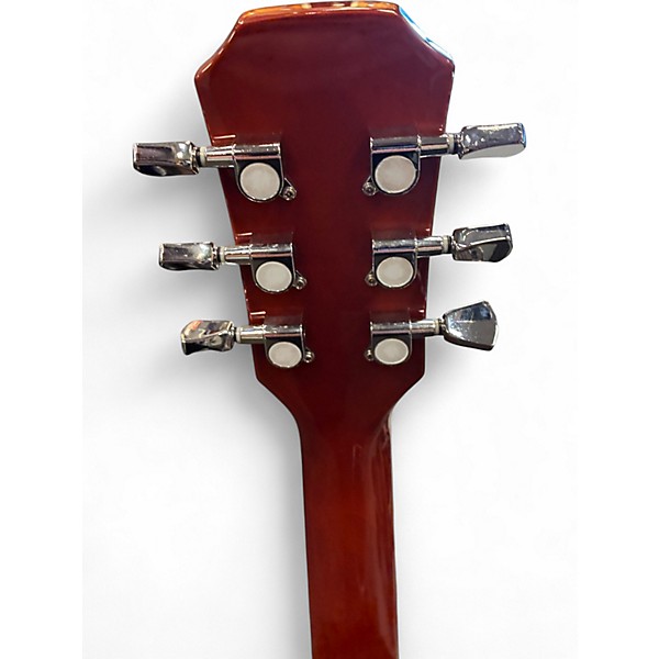 Used Austin Super 6 Gold Top Solid Body Electric Guitar