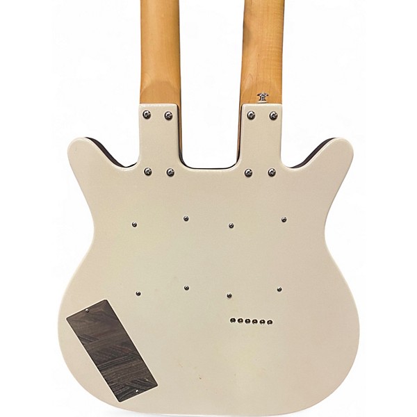 Used Danelectro 12/6 Doubleneck WHITE Hollow Body Electric Guitar