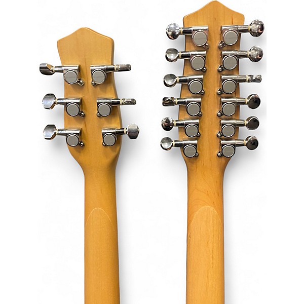 Used Danelectro 12/6 Doubleneck WHITE Hollow Body Electric Guitar