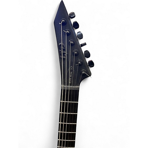 Used ESP Arrow Black Metal Black Solid Body Electric Guitar