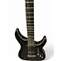 Used Schecter Guitar Research Hellraiser C1 Hybrid Trans Black Solid Body Electric Guitar
