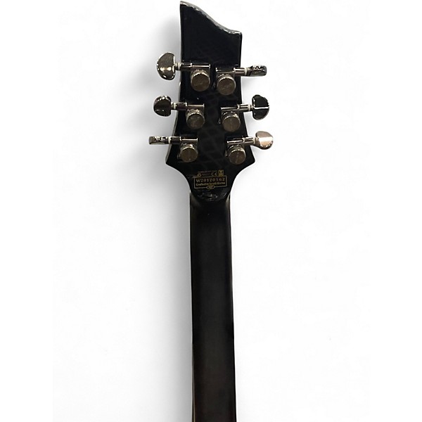 Used Schecter Guitar Research Hellraiser C1 Hybrid Trans Black Solid Body Electric Guitar