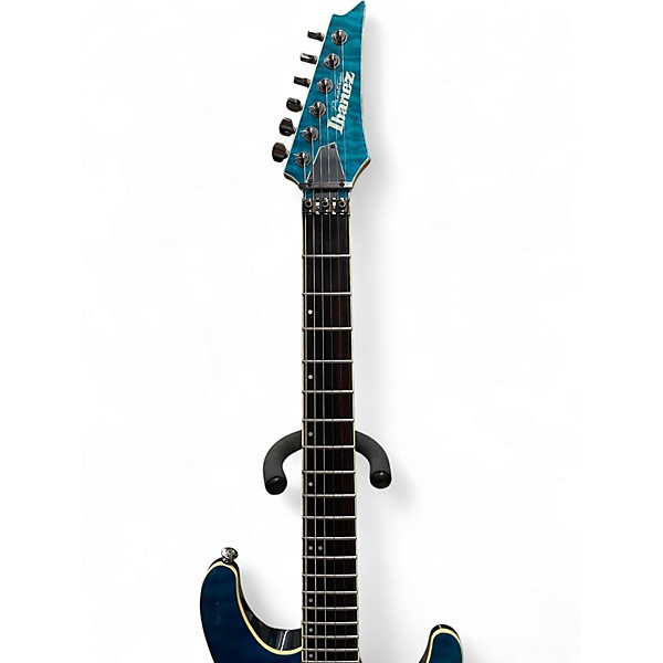 Used Ibanez PRESTIGE SV5470 AQUA BLUE Solid Body Electric Guitar