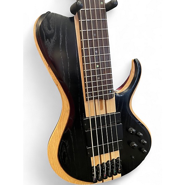 Used Ibanez BTB866SC WEATHERED BLACK Electric Bass Guitar