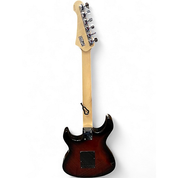 Used Yamaha PAC012DLX Pacifica Series HSS Deluxe Sunburst Solid Body Electric Guitar