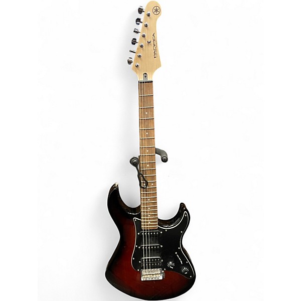 Used Yamaha PAC012DLX Pacifica Series HSS Deluxe Sunburst Solid Body Electric Guitar