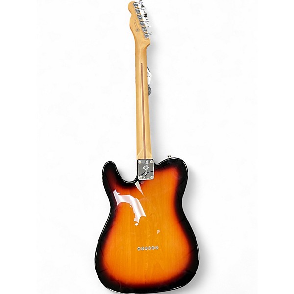 Used Fender Player Telecaster 3 Tone Sunburst Solid Body Electric Guitar