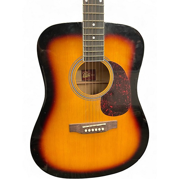 Used Rogue RA110D 2 Tone Sunburst Acoustic Guitar