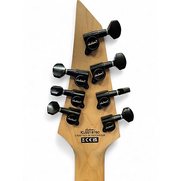 Used Jackson DKAF7MS Black Solid Body Electric Guitar